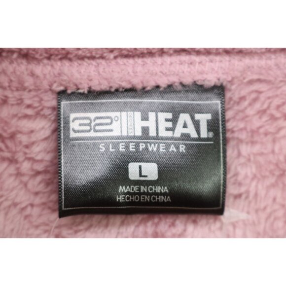 32 Degree Heat Sleepwear Faux Fur Velour Pajama Set-Large-New w/Tags - Picture 15 of 16